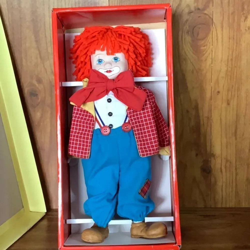 Chips Musical Porcelain Doll by Russ Send in the‎ Clowns style no. 4559